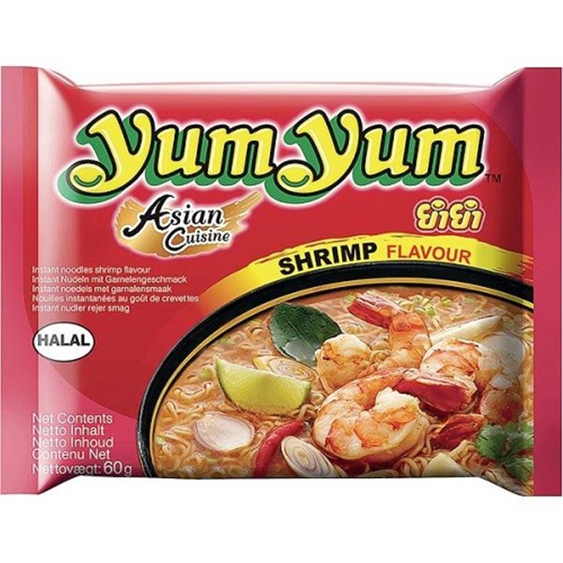 泰国进口 养养牌 冬荫功浓汤面  酸辣虾味 袋装 60g